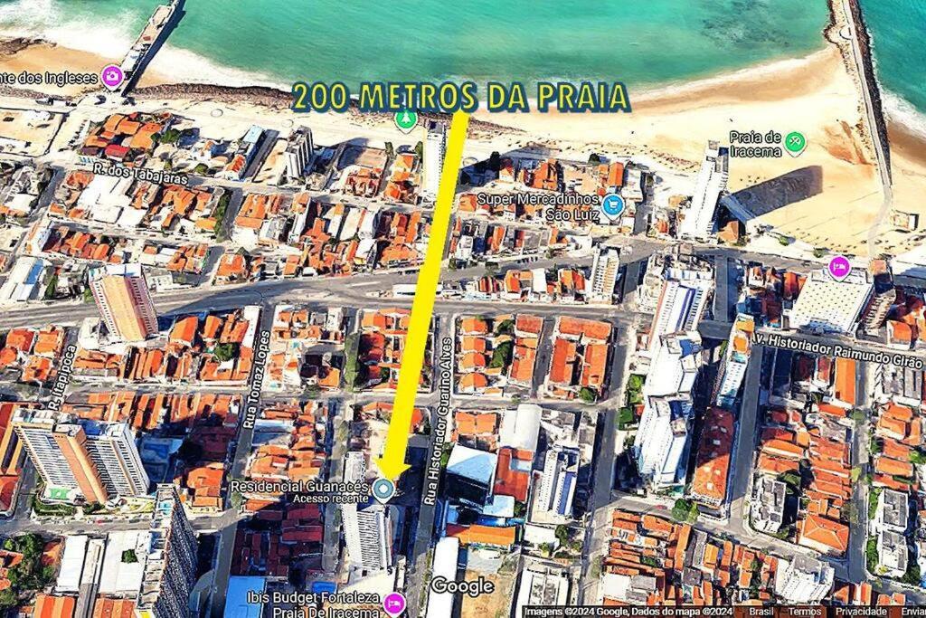 Fortaleza Praia Iracema Apartamento Guanaces Vista Mar Exterior photo